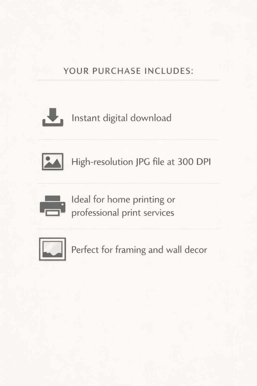 Infographic for digital download