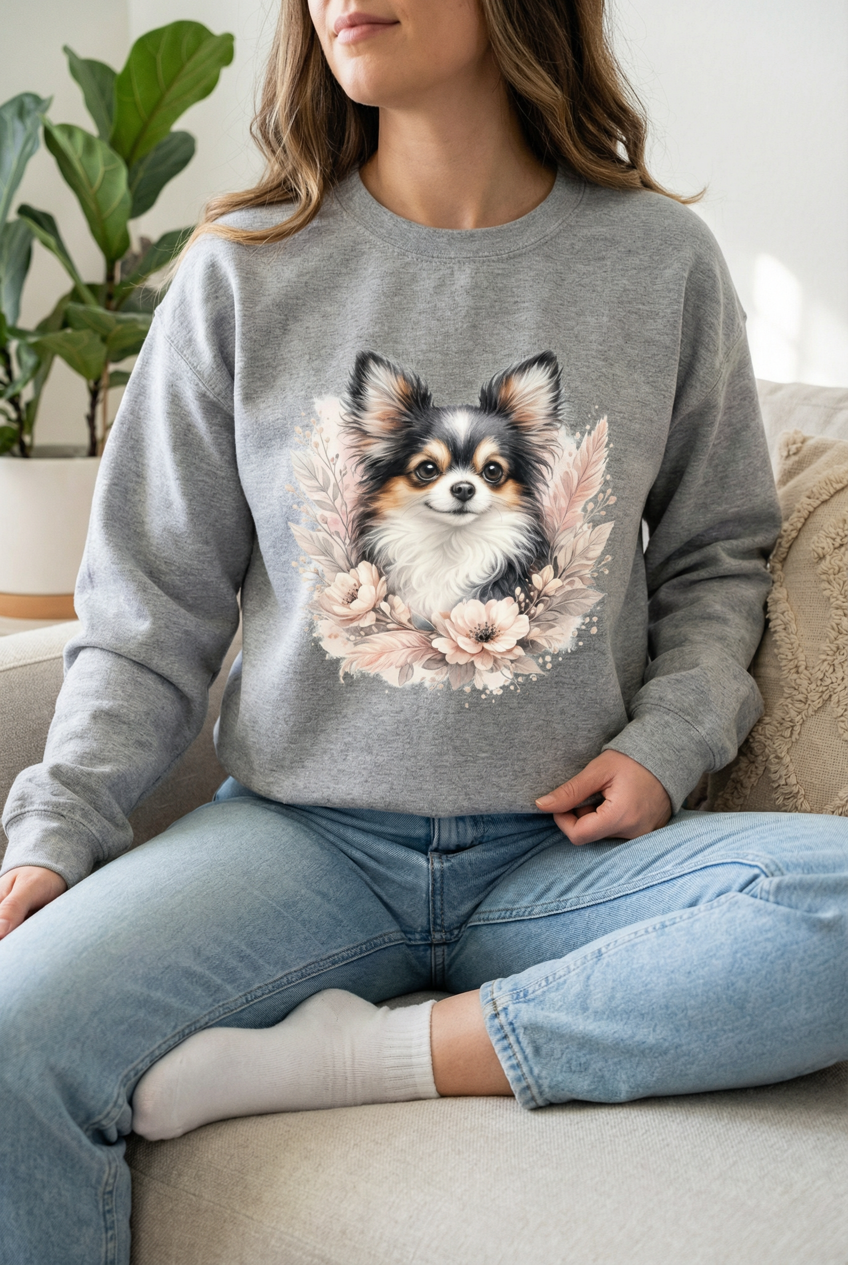 Digitale Hundeillustrationen im Aquarellstil als PNG-Clipart-Set für Print on Demand, kreative Designs, Geschenke und dekorative Projekte.